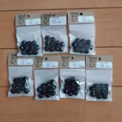 10mm チェコカットビーズ 10個入り ジェット