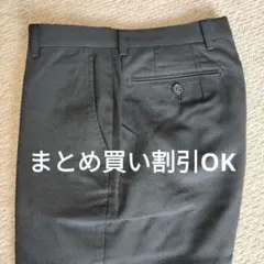 ウエスト76 Mr. JUNKO ブラック スラックス ビジネス（し）のサムネイル