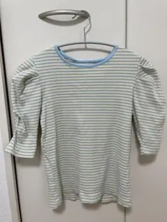 ラジエム　ボーダー パフスリーブ Tシャツのサムネイル