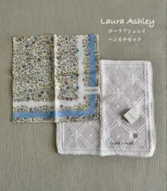 ローラアシュレイ♦︎ハンカチ＆タオルハンカチセット♦︎ Laura Ashley