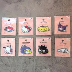 新品 サンリオ 刺繍ワッペン 8個セット