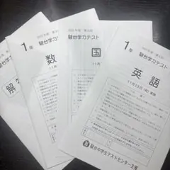 2026年最新】駿台学力テスト 中1 過去問の人気アイテム - メルカリ