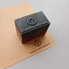 アメリカ ヴィンテージ メタルスタンプ 活版印刷 0314-56