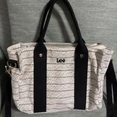 Lee ×glove ブラックボーダー柄 ショルダーバッグ