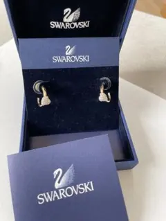 naomi 様専用　Swarovski フープピアス ゴールド