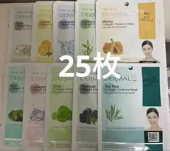 DERMAL コラーゲンエッセンスマスク 25枚　⑤のサムネイル