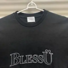 blessÜ OG logo ss teeブラック L