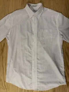 L.L.Bean 半袖チェックシャツ ピンク系