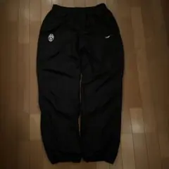 00s NIKE ユベントス ナイロンパンツ トラックパンツ Y2K テック 黒