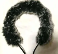 ファー カチューシャ ブラウン