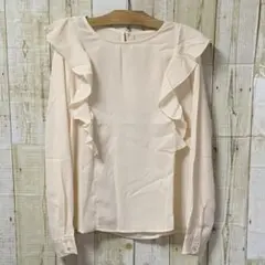 新品　riche glamour ラッフル　ブラウス　Mのサムネイル