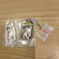 明星 チャルメラ ロゴチャーム付きアクリルキーホルダー&ステッカー