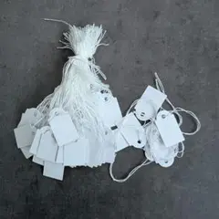 70枚　2.5cm×1.5cm ミニタグ　値札　下げ札　プライスタグ