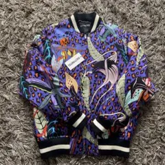 新品未使用品】ワコマリア百花図21FW パープル　size Mのサムネイル
