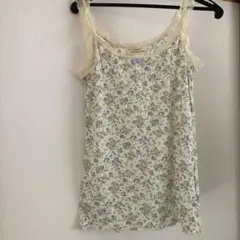 w closet 花柄キャミソール クリーム色のサムネイル