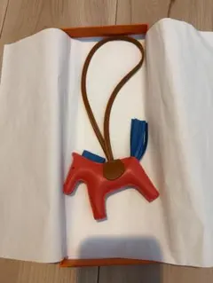 【新品未使用】エルメス　ロデオチャームPM ピンク/ブルー