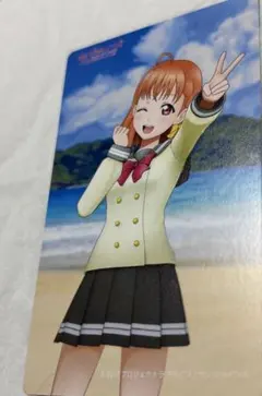 【シリアル無】AJ2026 ホロモデル　Aqours高海千歌カード