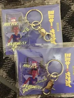 銀河特急ミルキー★サブウェイ アクリルキーホルダー 2個セット