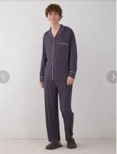 ジェラートピケ HOMME レーヨンパイピングロングパンツ