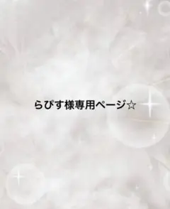 らぴす様専用☆