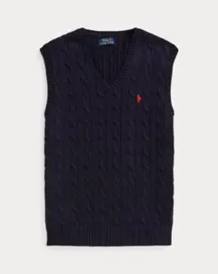 Polo Ralph Lauren ネイビー Vネック ベスト