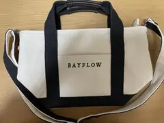 BAYFLOW ベイフロー ショルダーバッグ ミニトート ブラック ホワイト