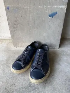 ホ*5様 PRADA Archive Navy Leather Sneaker