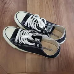 CONVERSE 黒 ローカット スニーカー US7.5