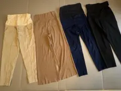 マタニティパンツ 4点セット UNIQLO含む Mサイズ 産前産後OK