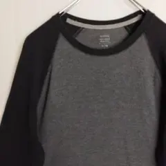 オールドネイビー 長袖シャツ ロンT サーマルシャツ ラグラン バイカラー