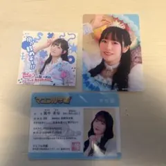 真中まな　クリアトレカ　ステッカー