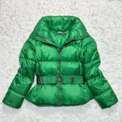 超希少 ラルフローレン ダウンジャケット ベルト付き 肉厚 緑 グリーン