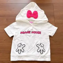 ✮超美品✮女の子 ミニーちゃん 半袖パーカー 90cm