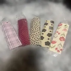 【ハンドメイド】布製小物入れ5点セット