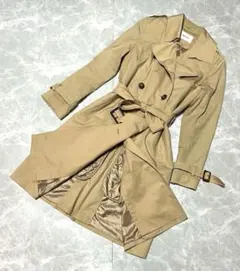 フレイアイディー ライナー付き トレンチコート ベージュ 0 ベルト付き