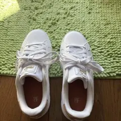 PUMA ホワイト スニーカー 厚底