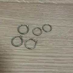 フープピアス 5個セット（ユニセックス用）