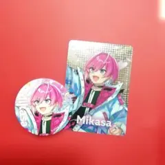 みかさ 缶バッジ カード めておら すとふぇす