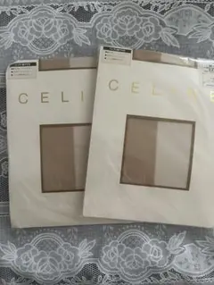 ＊未使用＊CELINE セリーヌ ストッキング ２組イヴォワール　M〜L