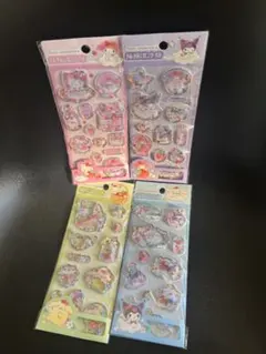 【正規品】サンリオ　ウォーターシール　海外限定4枚セット　在庫わずか
