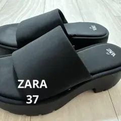 値下げ中 送料込♡ZARA 37 ネオプレン トラックサンダルのサムネイル