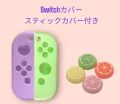(F10)Switchカバー パステル・パープルグリーン・スティックカバー付