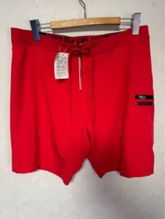 カルバンクライン スイムウェア CK サーフパンツ 新品 Lサイズ 赤 レッド
