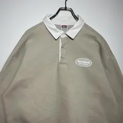 BENDAVIS　ベンデイビス　スウェット　サイズL　ポロシャツ　デカロゴ　古着