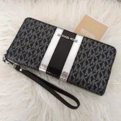 新品 マイケルコース 長財布 ジェットセットトラベル ブラック 黒 MK