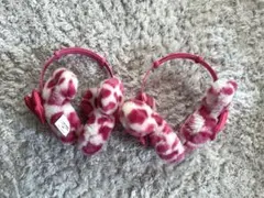 ディズニー ミニーちゃん イヤーマフ カチューシャ型 耳当て ヒョウ柄 JK