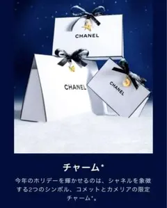 未開封！シャネル　チャーム付ホリデーラッピング＆ショッパー込トータルルックセット 未開封！シャネル チャーム付ホリデーラッピング＆ショッパー込