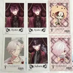 DIABOLIKLOVERS ポラ風カード 逆巻アヤト 逆巻シュウ 逆巻スバル