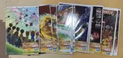 一番くじ デジモン D賞 クリアポスター 全6種 コンプリート