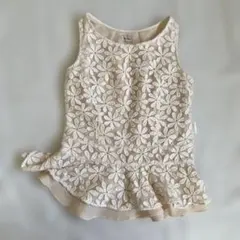 Lily Brown フラワー刺繍 ペプラムトップスのサムネイル
